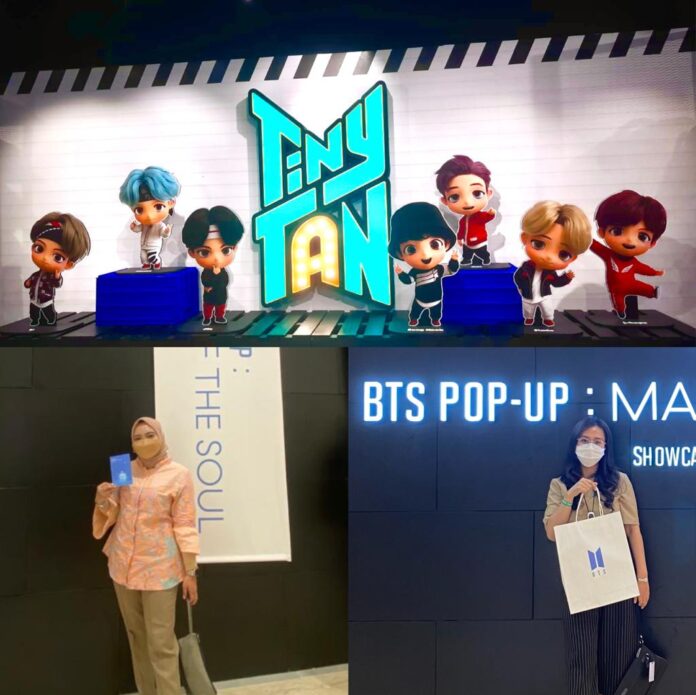 BTS Pop Up Store Map of The Soul Showcase in Jakarta